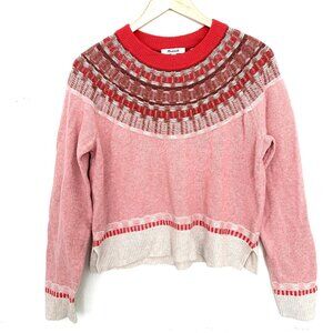 Madewell Fair Isle Mayer Pullover Sweater
